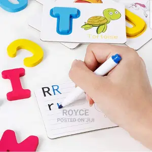 English Letter Learning Card