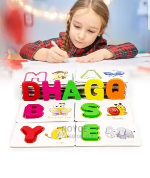 English Letter Learning Card