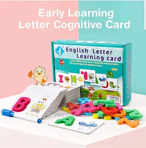 English Letter Learning Card