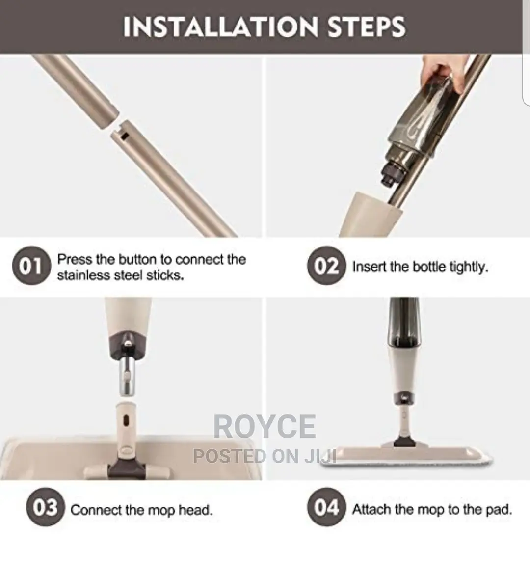 Water Spray Mop