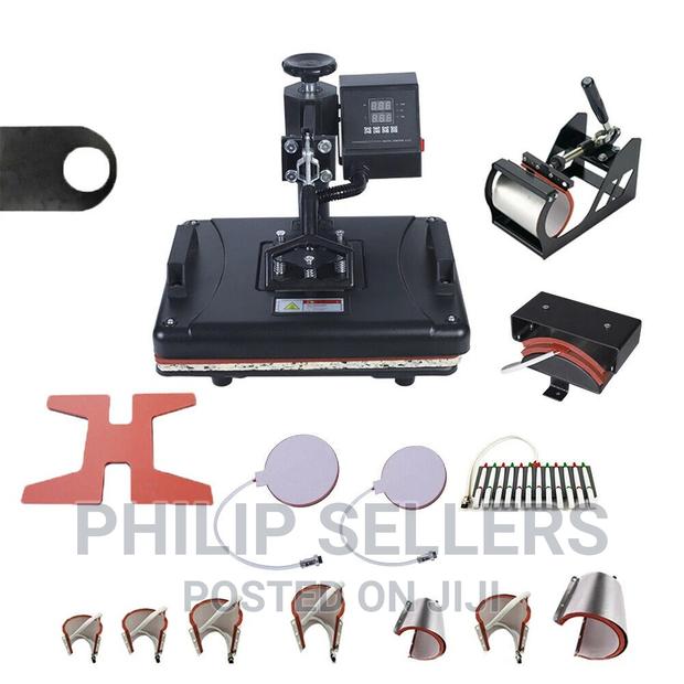Combo 15 in 1 Heat Press Machine for T-Shirts/Mugs/Caps/Plat