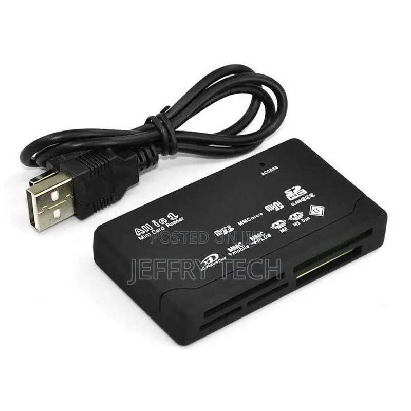 All-In-1 USB Memory Card Reader External Adapter for Mini Mi