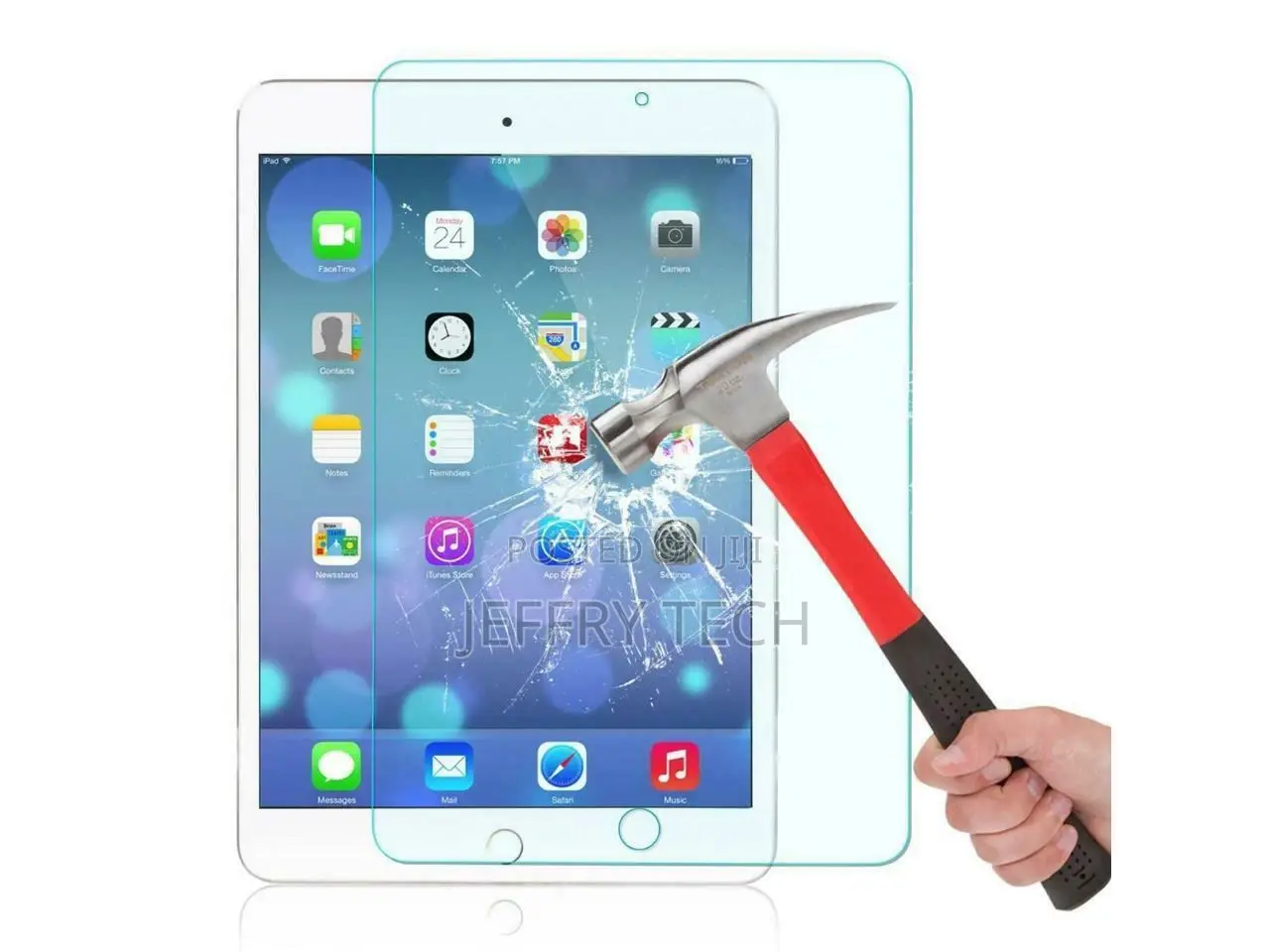Tempered Glass HD LCD Screen Protector for Apple iPad 9.7-In