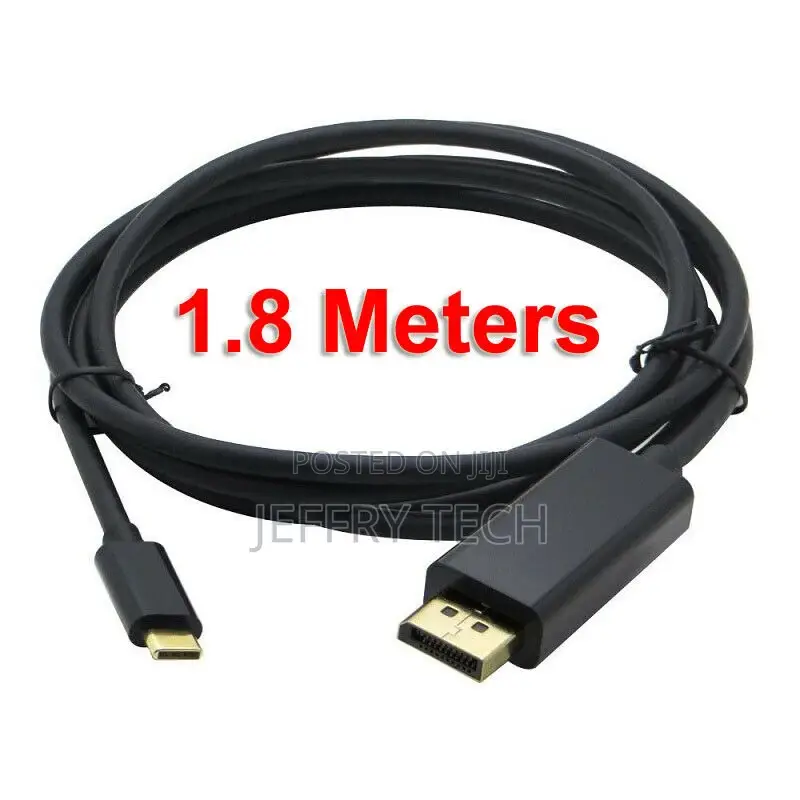 USB Type C Thunderbolt 3 to Displayport Adapter Cable 4K at 60H
