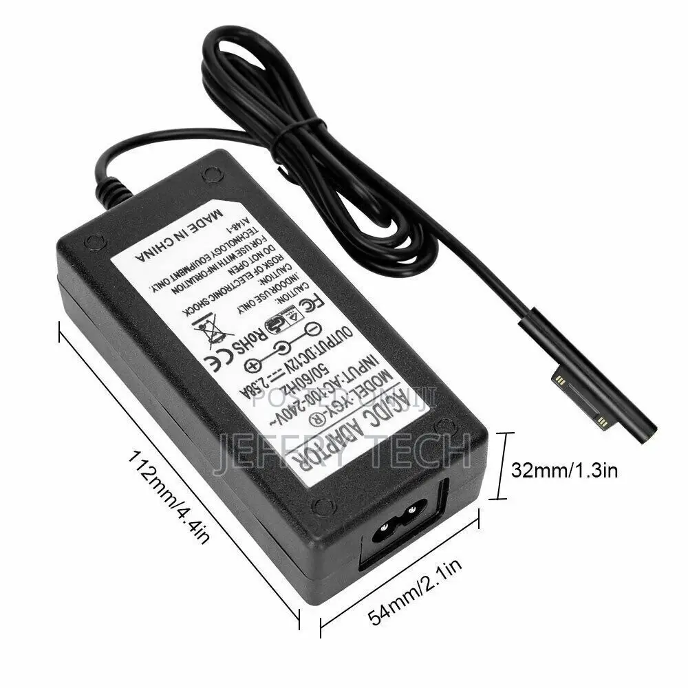 12V 2.58A 1625 Laptop Charger Replacement for Microsoft Surf