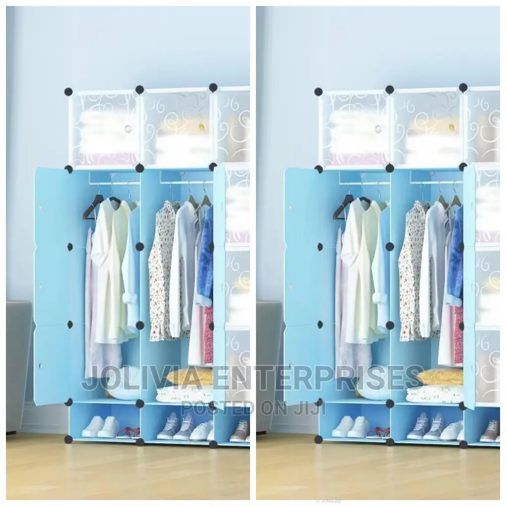 3 Column Plastic Wardrobe