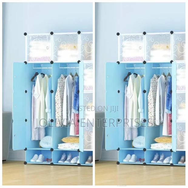 3 Column Plastic Wardrobe - main view