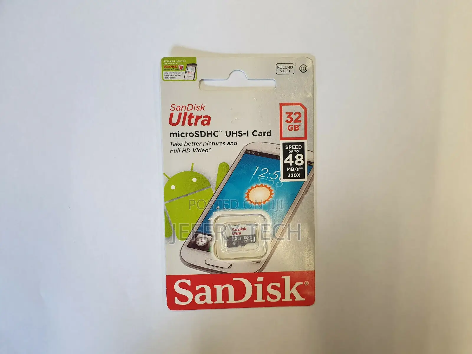 Genuine 32GB Sandisk Ultra Microsdhc UHS-I Card Class 10 48M