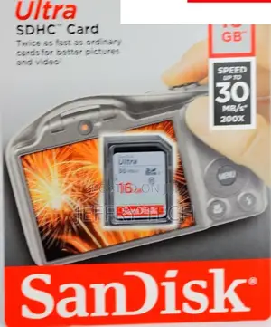 Sandisk Ultra 16 GB SD SDHC Class 10 UHS-I Memory Card Speed