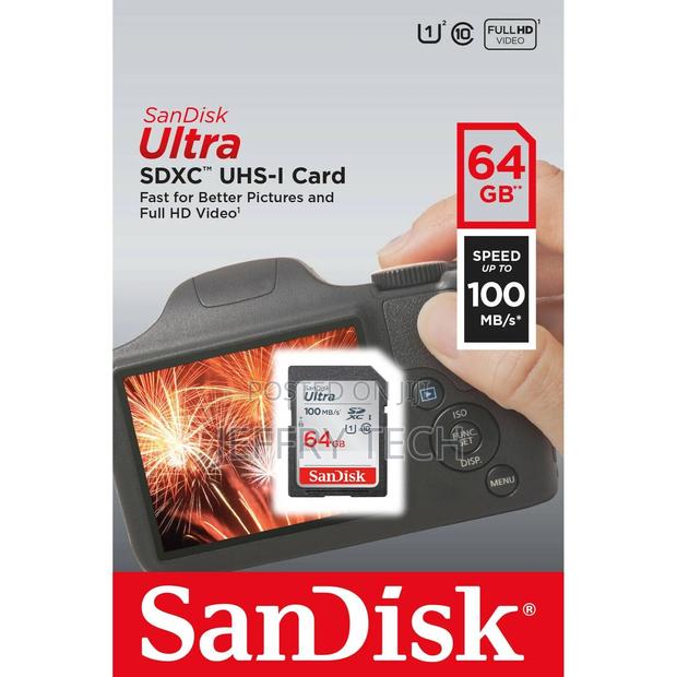 Sandisk Ultra SD Sdxc 32gb/64gb/128gb Class10 Uhs-I SDHC Mem