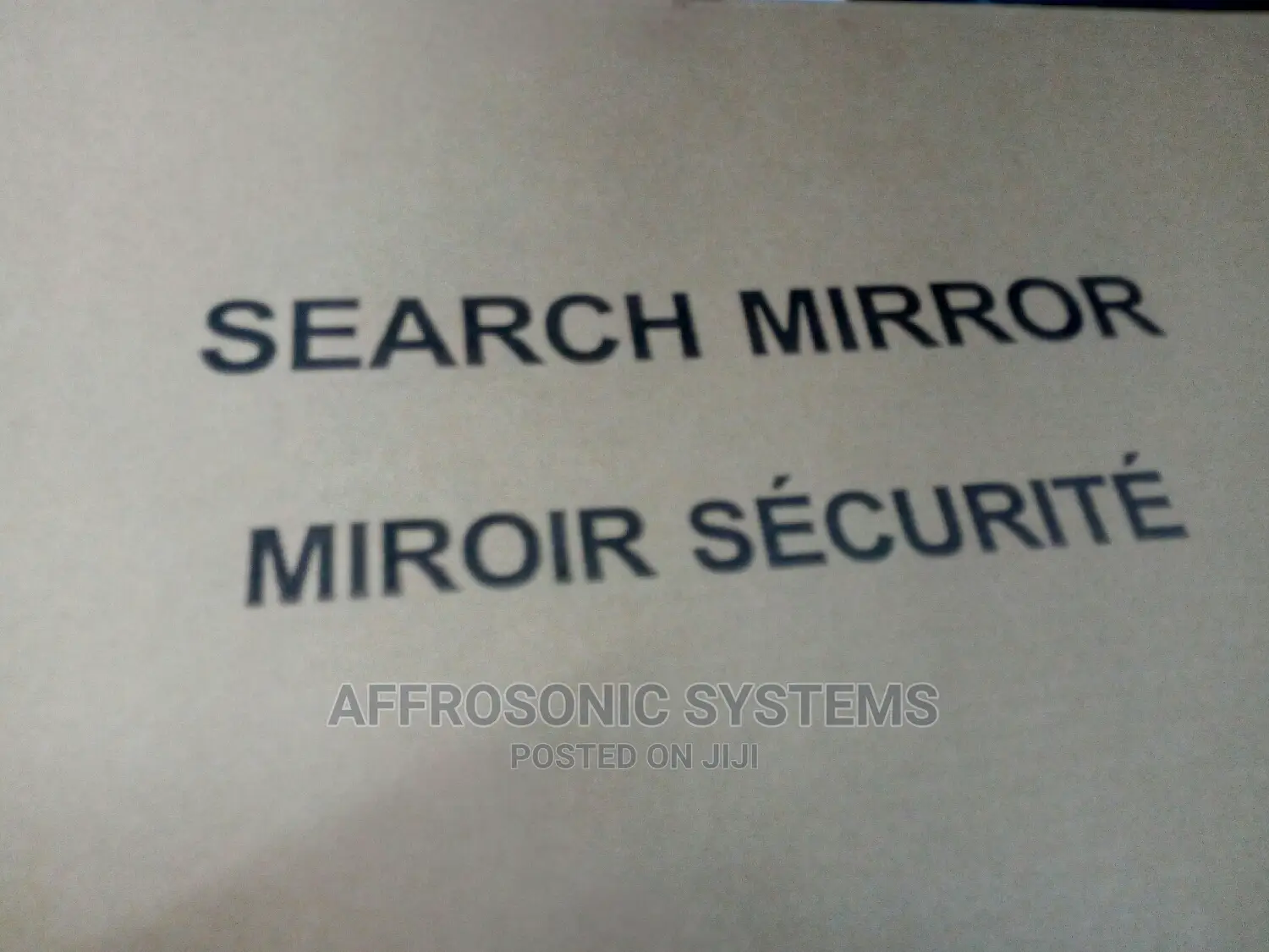Vehicle Undersearch Mirror