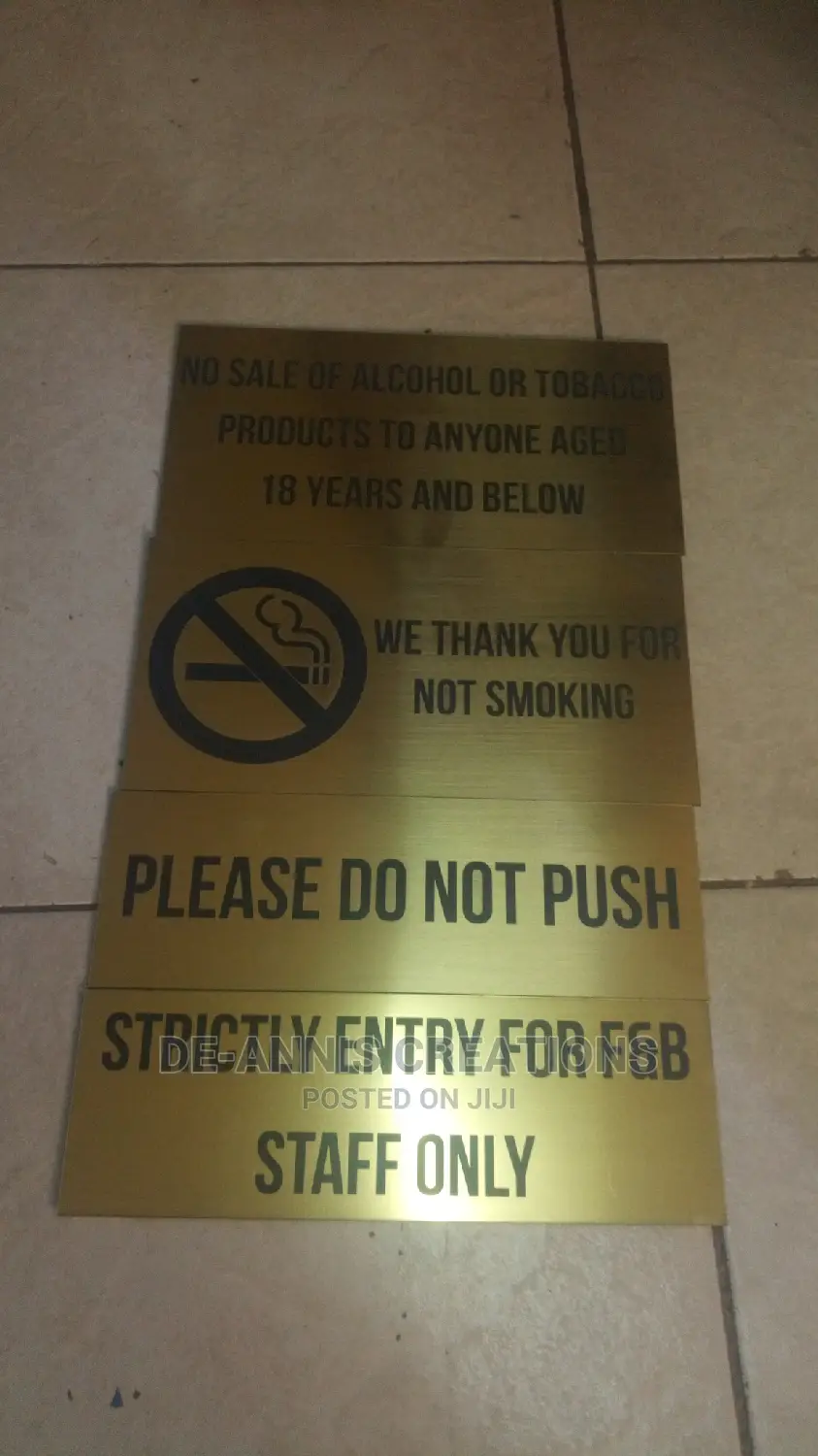 Indoor Directional Signs