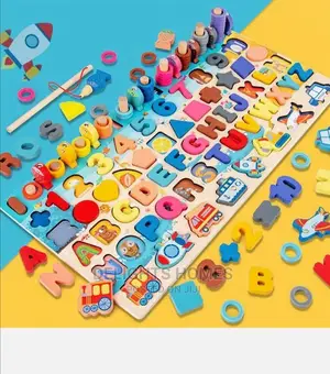 7in1wooden Geometric Puzzle Blocks