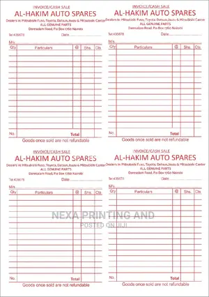 Combined Invoice Receipt