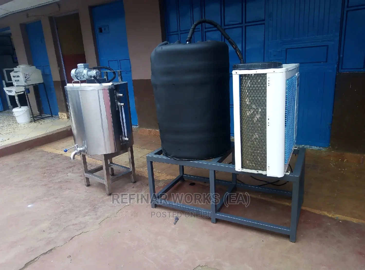 Simple Ice Bank - Milk Cooling Tank