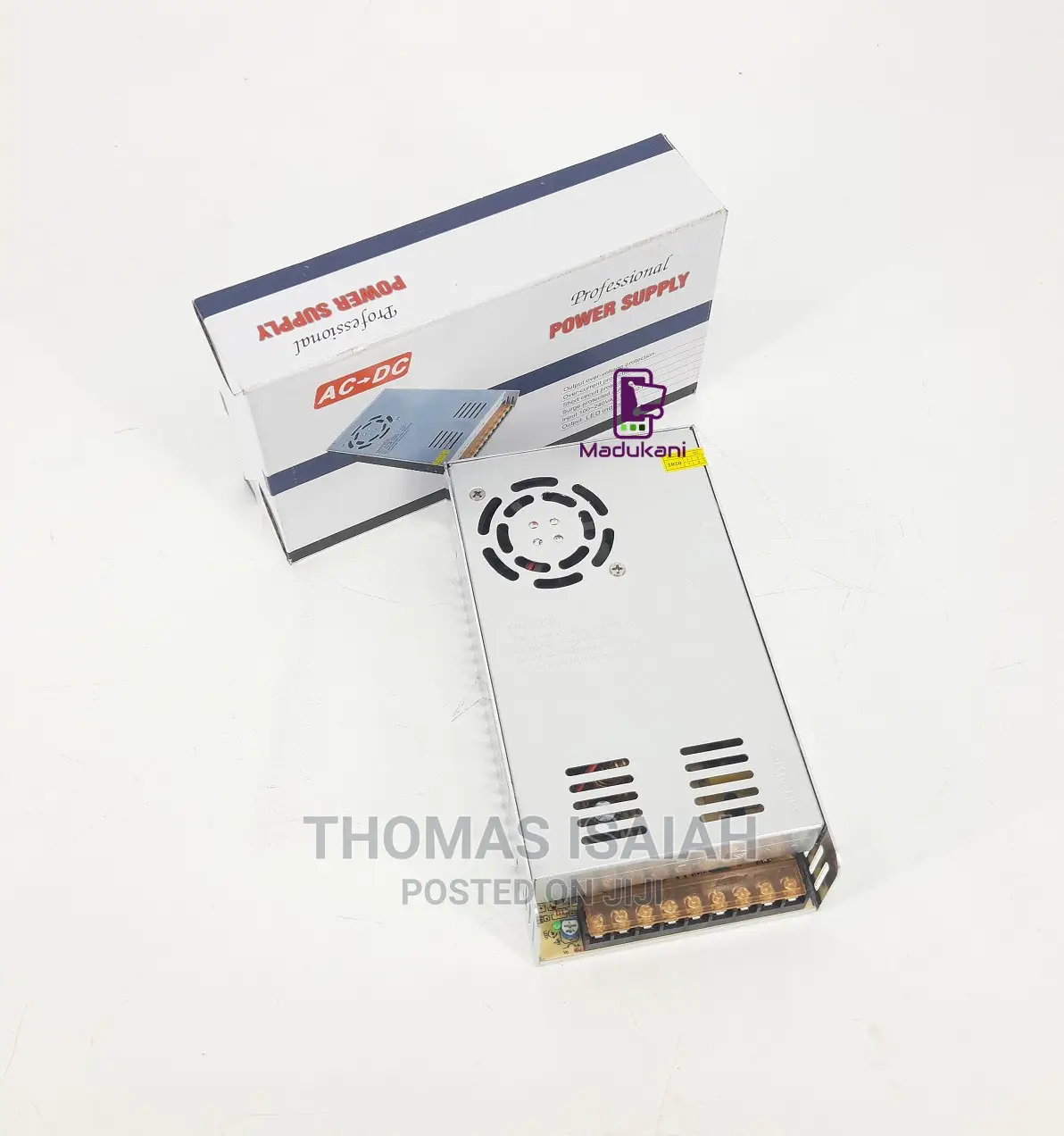 12V 40A 480W Switching Power Supply With Fan - Universal Reg