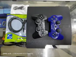 Slim Ps3 Chipped With 10 Games With 2 Pads
