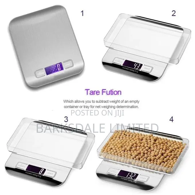 Digital Scale 10kg/1g Kitchen Food Electronic Weighing LCD
