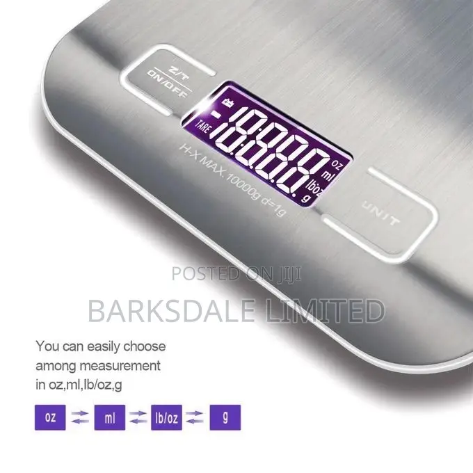 Digital Scale 10kg/1g Kitchen Food Electronic Weighing LCD