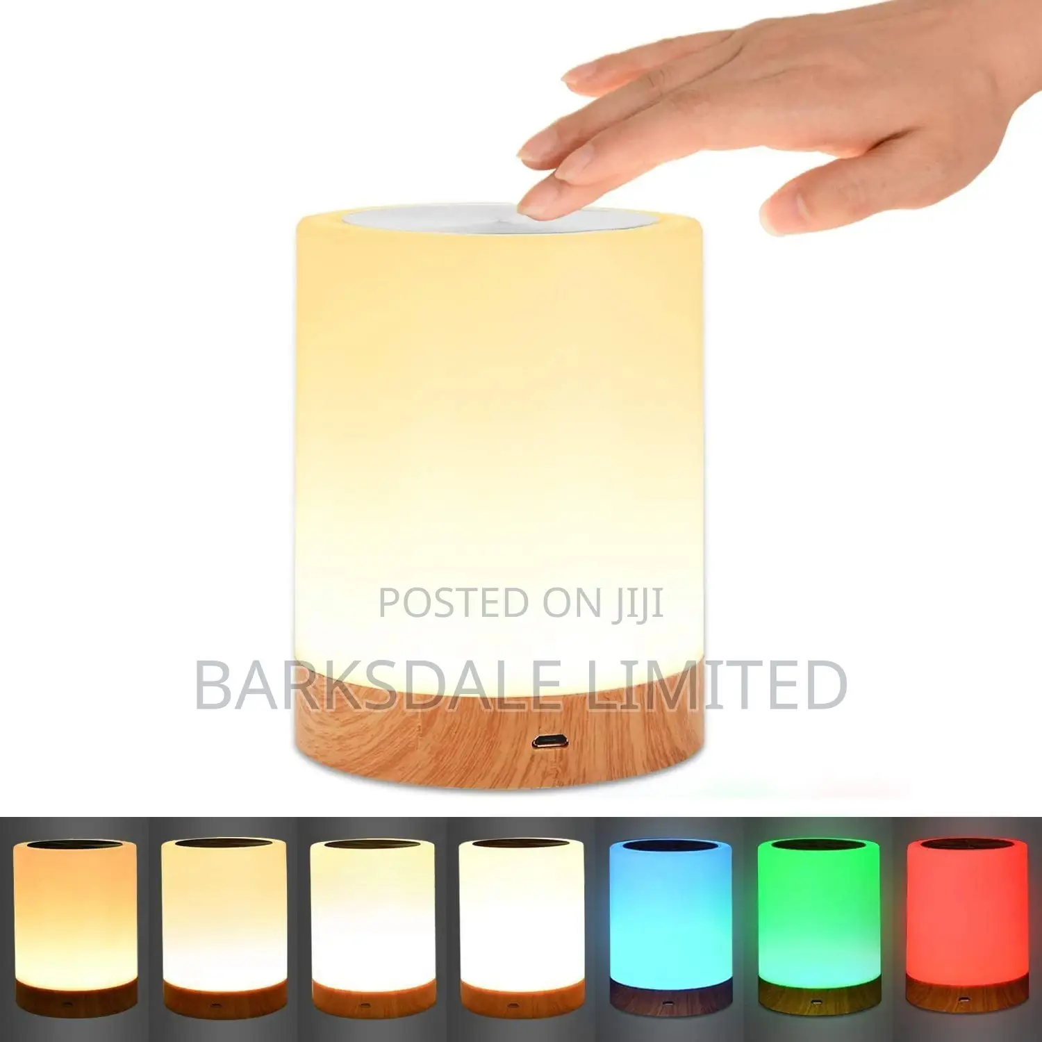 Night Light Touch Bedrooms Portable Table Bedside Lamps Rech