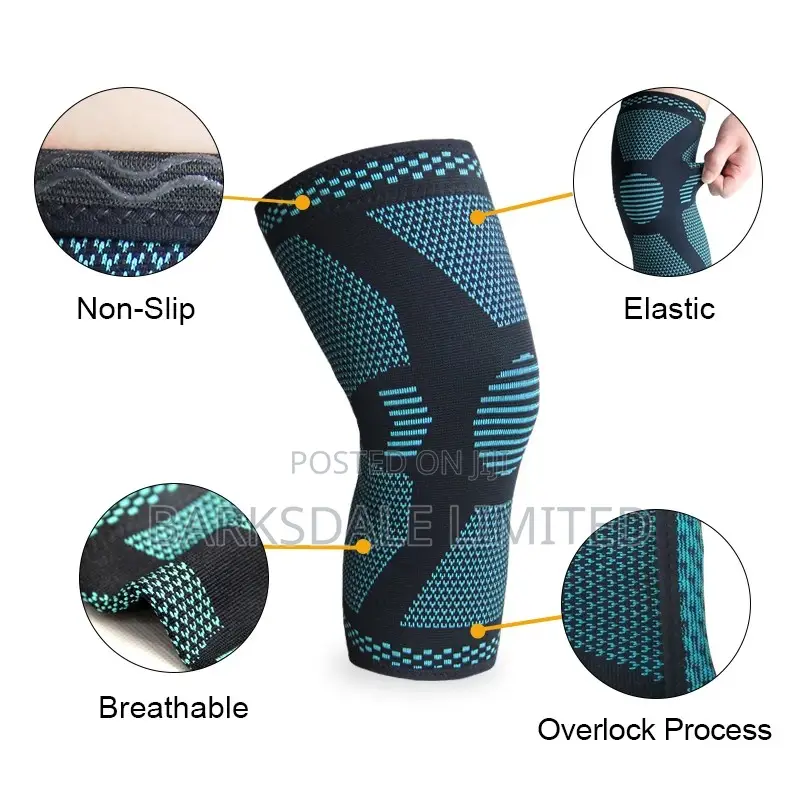 2pcs Knee Sleeve Compression Brace Support Wrap Sport Joint