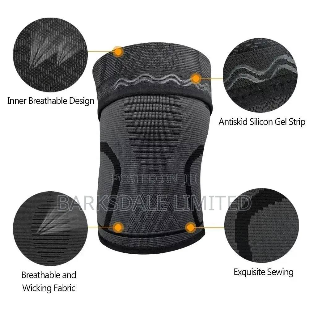 2pcs Knee Sleeve Compression Brace Support Wrap Sport Joint