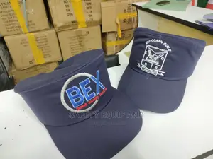 Navy Blue Security Caps- Branded Your Logo