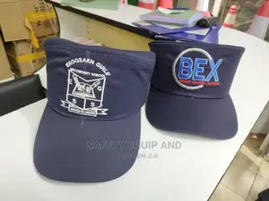 Navy Blue Security Caps- Branded Your Logo