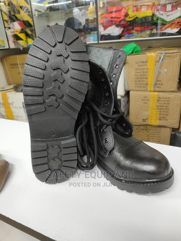 Security Boots- Pure Leather/Rubber Sole