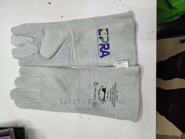 Leather Gloves- Branded Your Logo - thumbnail 3