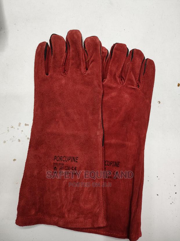 Heat Resistant Welding Leather Gloves - thumbnail 2