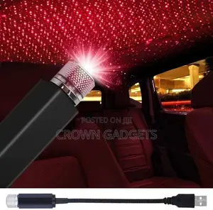 Red Car Interior Roof LED Star Light From Trendy G