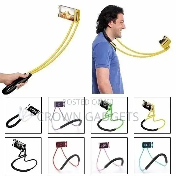 Necklace Bracket Bed 360 Degree Phones Holder Stand