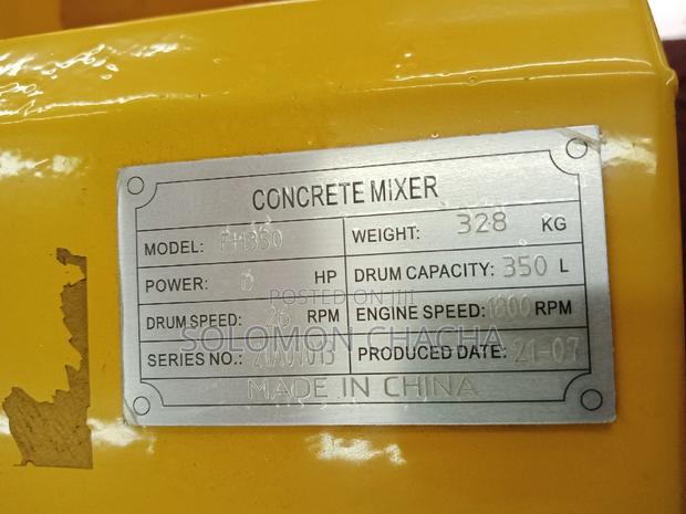 Concrete Mixer 350litres - thumbnail 4