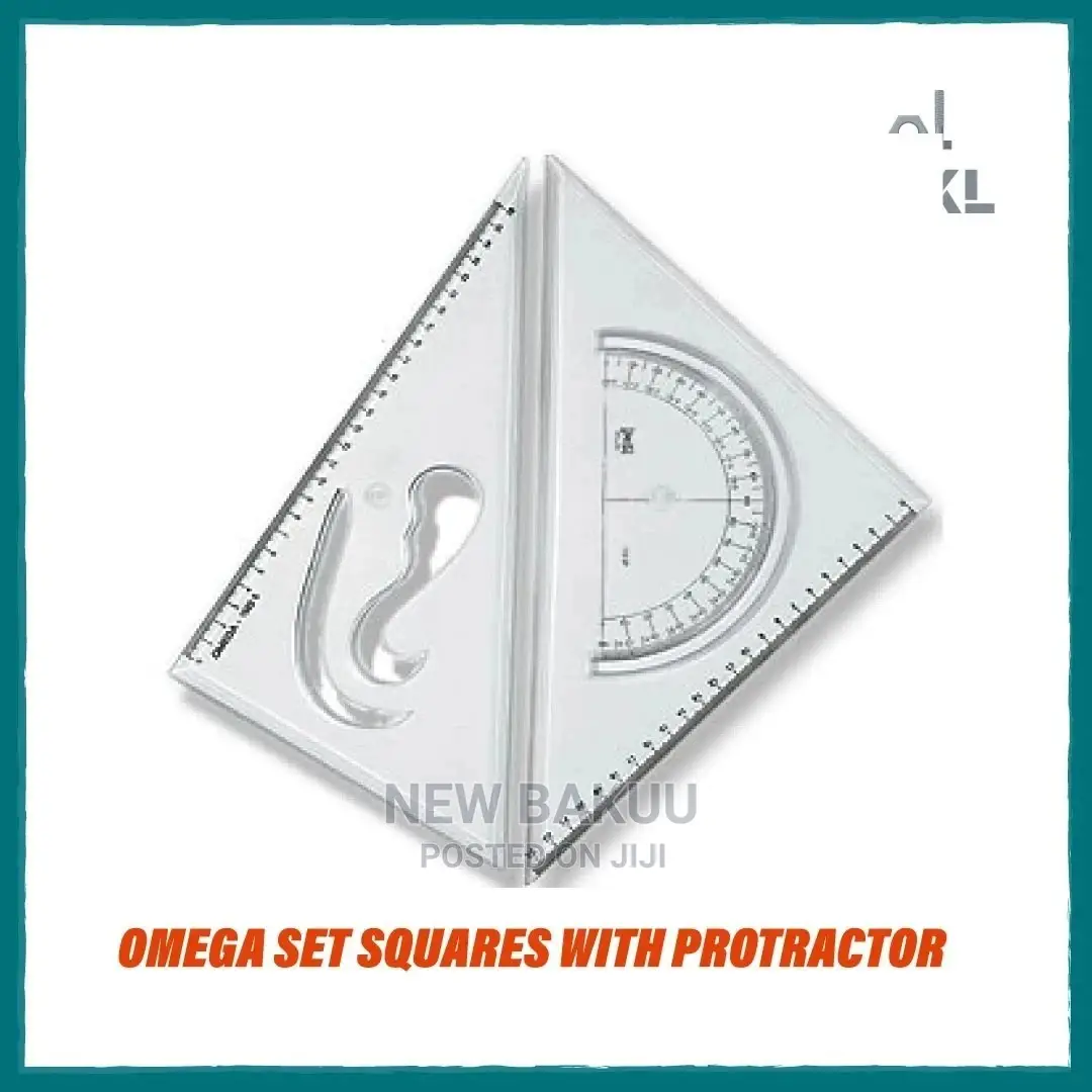 Omega Set Squares With Protractor