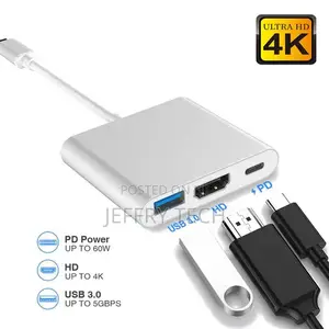 Generic 4K Adapter - Type C to HD/USB 3.0/Type-C