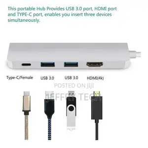 Generic USB Type C Hub - Usb-C to HDMI 4K USB 3.0 Ports