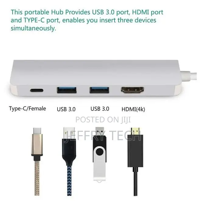Generic USB Type C Hub - Usb-C to HDMI 4K USB 3.0 Ports