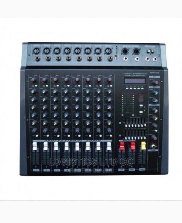 Max 8channel Powered Mixer 2000watts