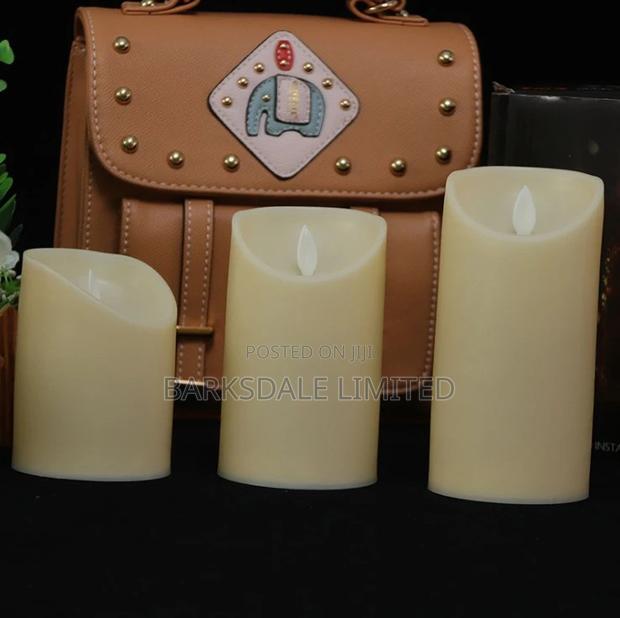 Battery Christmas Xmas Electronic Flame Candle Flameless LED - thumbnail 4