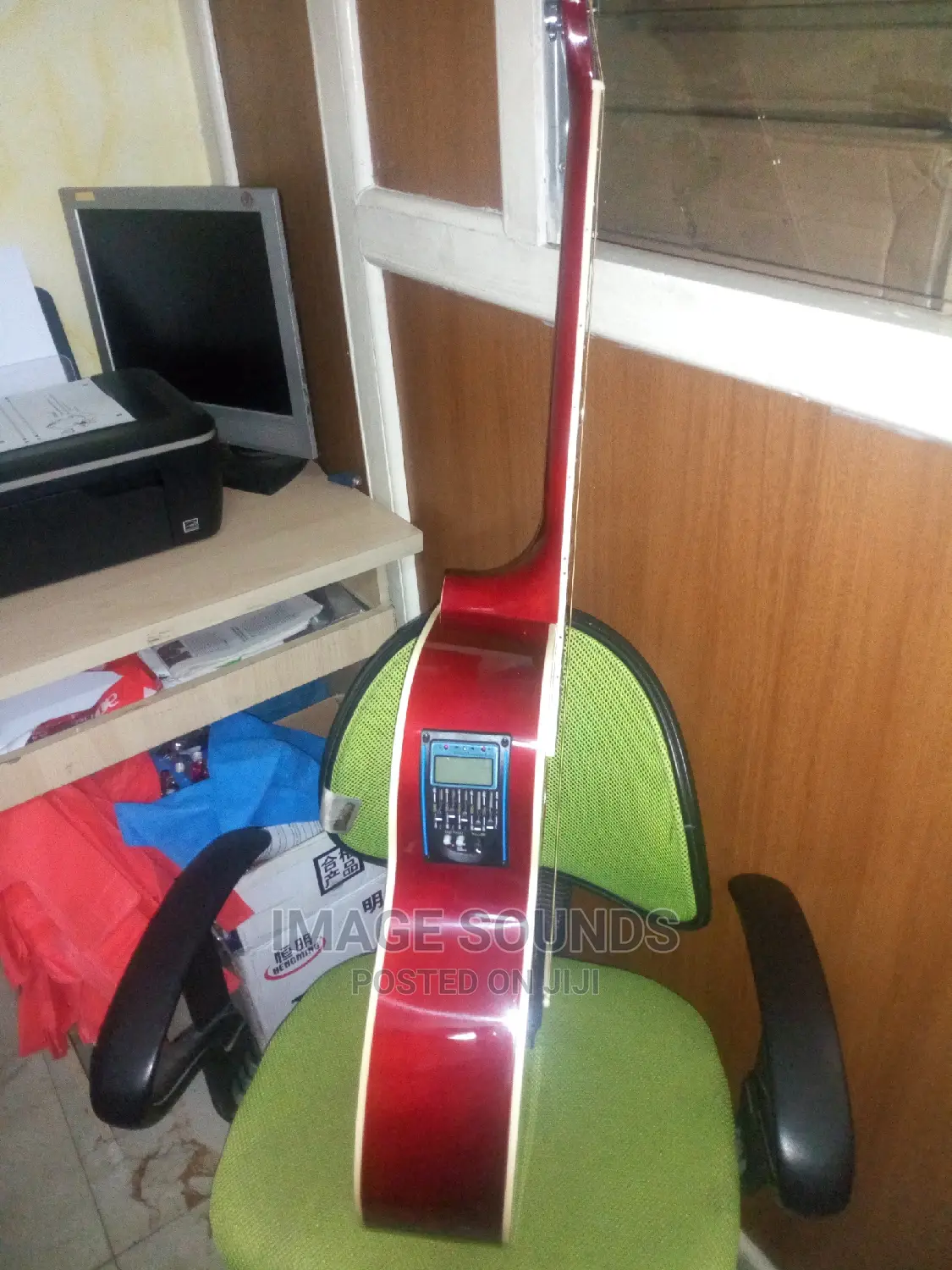 Semi-Acoustic Guitar 40"- With Tuner