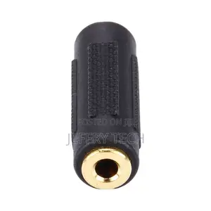 Plated 3.5mm Female Jack to 3.5mm Female Jack Audio Adapter(