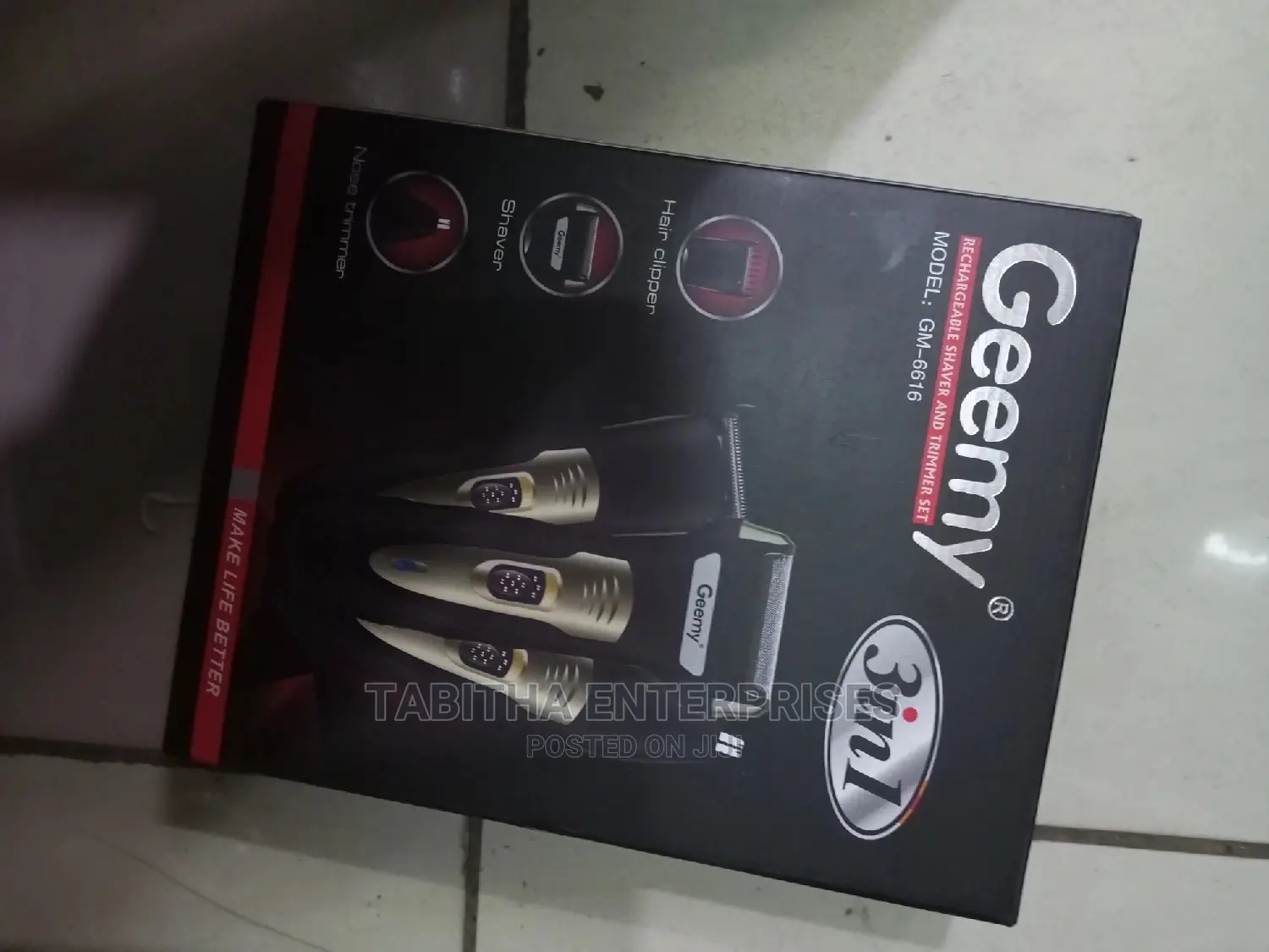 Shaver Geemy 3in1
