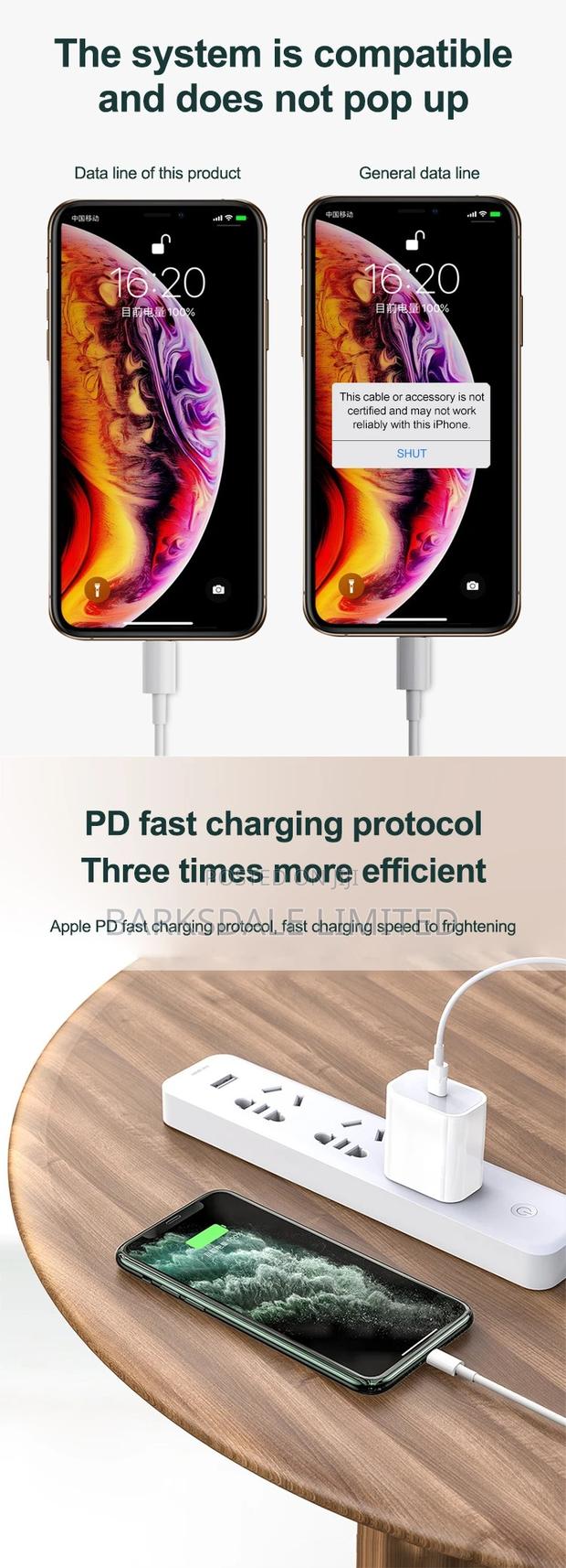 Lightning Data PD Type C Fast Charger Cable iPhone Apple - thumbnail 11