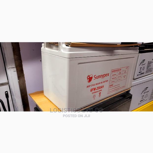 Sunnypex Deep Cycle Gel Solar Battery 200ah 12v