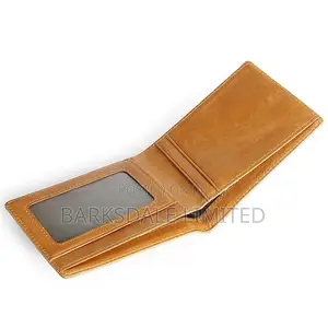 Men 100% Genuine Cow Leather Wallet Card