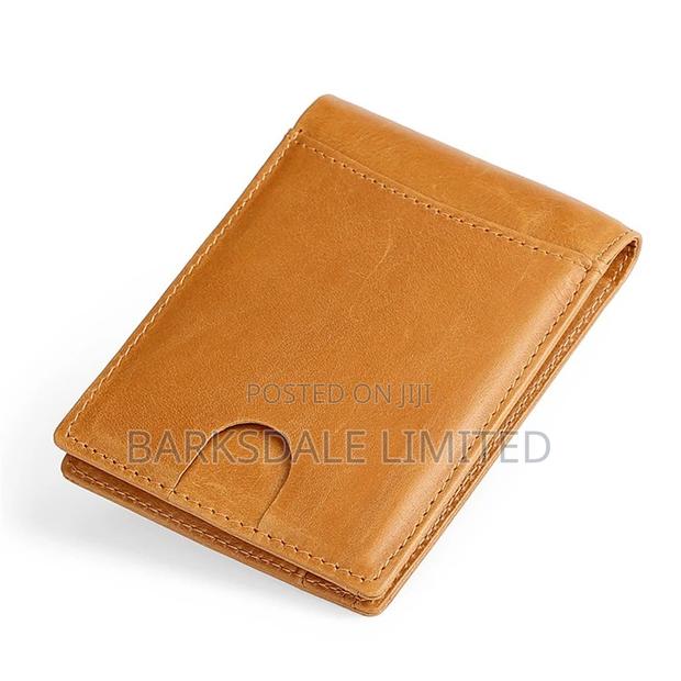 Men 100% Genuine Cow Leather Wallet Card - thumbnail 6