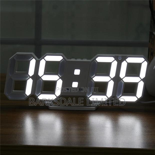 Digital Led Skeleton Wall Clock 3d Gift Light Perfect Gift