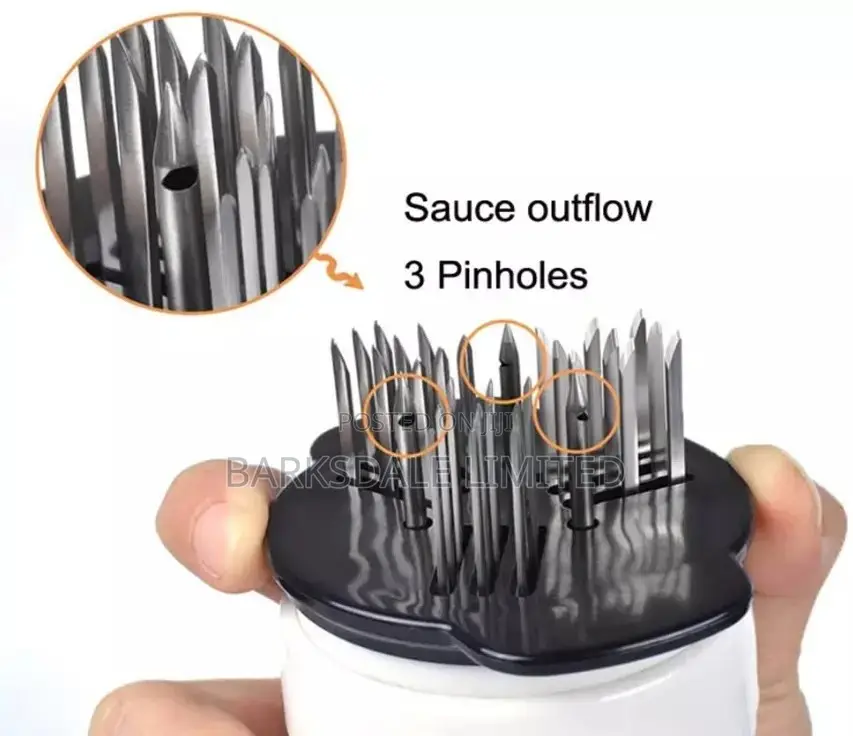 Syringe Steel Meat Tenderizer 30 Needles Flavor Marinade