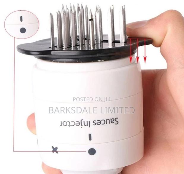Syringe Steel Meat Tenderizer 30 Needles Flavor Marinade - thumbnail 4
